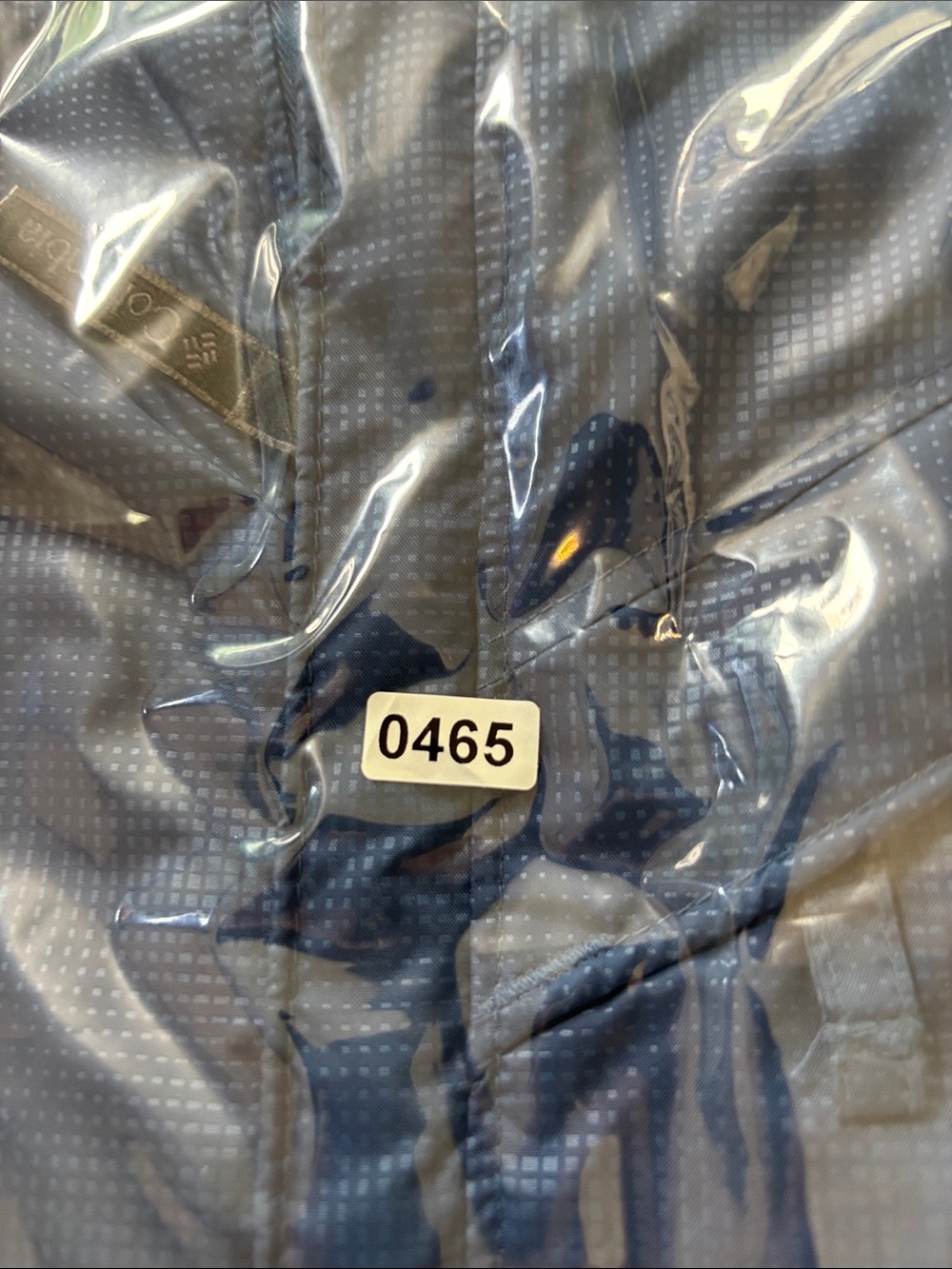 Columbia Royal Blue and Black Hooded Rain Shell - Picture 6 of 6